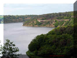 La rivire du Trieux vue du Chteau de la Roche Jagu.